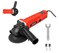 Small Angle Grinder, 4.5 Inch 115mm Corded Grinding Machine, Mini Grinder Tool with Cutting Discs, Pindle Lock, Additional Handle, 900W
