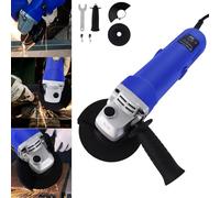 Small Angle Grinder 900W, 115mm Grinding Wheel, 12000RPM Cutting, M14 Grinding Spindle with Spanner and Protective Cover, for Grinding and Polishing