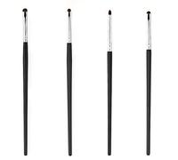 Small-angled, precision detail eyeshadow brush with soft bristles, perfect for highlighting the eyelids and creating aegyo-sal (under-eye bags) makeup; an essential eye makeup tool.,15 cm,2 PC