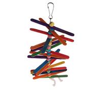 Small Animal Activity Play Chew Toy Teeth Grinding For Parrot Parakeet Birds African For Cockatiel Conure Parrots Toy For Small Parrots For Large Birds Conure Parrots Toy Christmas Parts Set Large