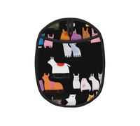 Small Animal Art Painting 1 PC Pattern Anti-scalding pad, Foldable, Suitable for hot Pot/Baking Tray/Soup Bowl