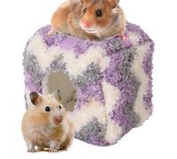 Small Animal Bed - Soft Fluffy Sleeping Pet Supplies Plush Hamster Cage Accessories Sleeping Bed Home Indoor Outdoor Chinchilla Mouse Bird Hedgehog Golden Hamster Squirrel Cage Enrichment
