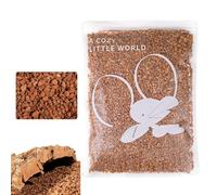 Small Animal Bedding - 25x30x8cm Natural Oak Wood, Odor Control Pet Waste, Moisture Absorbent Hamster Substrate, Breathable Cage Decor | Comfortable Home Accessories for Guinea Pigs Indoor