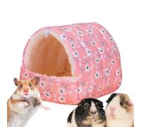Small Animal Beds Small Animal Plush Cave Warm Soft Sleeping Nest | Dwarf Hamster Cave for Rabbits Sugar Gliders Ferrets Chinchillas Guinea Pigs Cold Weather
