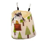 Small Animal Cage Hammock - 1 Suspended Pet Swing Soft Fleece Secure Support Metal Clip With Breathable Fabric | Indoor Habitat Spaces For Porcelli