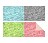 Small Animal Cage Liner - 4-Piece Washable Absorbent Soft Pads, Comfortable Soft Hygiene Pet Care, Animal Bedding for Indoor Hutches, Playpens, Hedgehogs, Chinchillas, and Hygienic Living Area