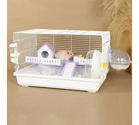 Small Animal Cage, Pet Cage, Hamster Cages, Mouse Cages and Habitats, Can Observe Pets In Time, Hamster Landscaping House Large Hamster Cages Suitable(C3)