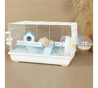 Small Animal Cage, Pet Cage, Hamster Cages, Mouse Cages and Habitats, Can Observe Pets In Time, Hamster Landscaping House Large Hamster Cages Suitable(C1)