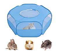 Small Animal Cage, Pet Playpen, Play Tent, Indoor/Outdoor Bedding Fence, Portable Pen for Hamster, Guinea Pig,Bunny, Puppy, Ferret, Rat, Cat, Chinchilla, Bearded Dragon, Hedgehog