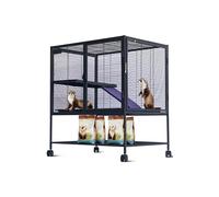 Small Animal Cage, Playpens, Hamster Cage with Stairs, Removable Ramp, Rodent Cage, Guinea Pigs, House, Rabbit House, Ideal for Ferrets, Chinchillas, Guinea Pigs and Hamster Rabbits.