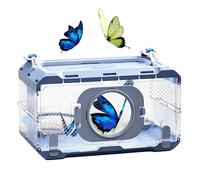 Small Animal Cage with Magnifying Glass Foldable Box