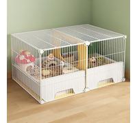 Small Animal Cages, Hamster Cage, Luxury Villa Easy to Clean, Golden Bear Squirrel Special Landscaping Breeding Box