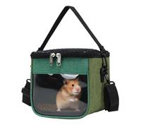 Small Animal Carrier Bag, Oxford Cloth Hamster Travel Bag Breathable Small Animal Pouch for Hamsters, Sugar Gliders, Guinea Pigs, Chinchillas