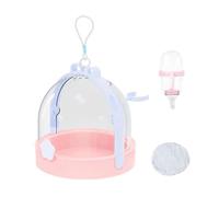 Small Animal Carrier Portable Breathable Clear Water Bottle Chinchilla