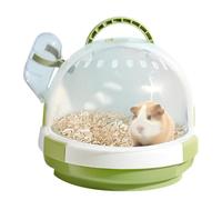 Small Animal Carrier, Portable Hamster Cage with Safety Lock, Small Animal Cage for Hamsters, Portable Travel Cage for Hamster Gerbil