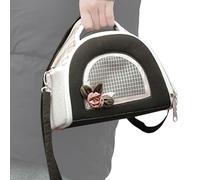 Small Animal Carrier | Portable Small Animal Carrier Pouch for Breathable Hamster Carrier, Hamster Chinchilla Usabigger Bill Hedgehog Sugar Fresh Air and Amazing Glider, Outgoing Travel Carrying Case