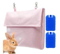 Small Animal Cooling - Cage Ice Pack With Fabric Sleeve, Rabbits Thermal Cushion, Guinea Pigs Cold Pouch Mat Set | Summer Temperature Control Supply, Hamster Chinchilla Ferret Hutch Hot Days Care