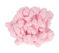 Small Animal Cotton Ball Soft and Ventilated for Hamster, Warm Bedding Cotton Balls for Winter, Suitable for Sleeping Play and Lay, Keep Clean (Colourful) (White) (Roseate)