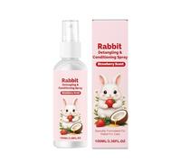 Small Animal Detanglers, Rabbit Grooming Spray 3.9x14.8cm, Quick Dry Smoothing Mist, Gentle Conditioner, Soft Coat Solution, Pet Hygiene Accessory, Lightweight Finishing Mist