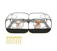 Small Animal Enclosure for Indoor Use - Reversible Sun Protection with Multiple Function - Indoor Cat Enclosure - For Travel, Home & Free Range of Rodents and Cats