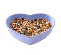 Small Animal Feeding Bowl Non Slip Leak Proof Chew Proof Heart Shaped | - Feeding bowl and water bowl for cage, habitat, enclosure, house, bedroom, apartment, room, stable,