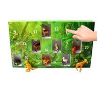 Small Animal Figurines 24-piece Tiny Educational Playset Jungle Party