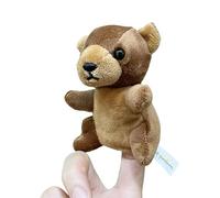 Small Animal Finger Puppet Soft Plush Toy for Children Travel Fun Interactive Play and Role Playing Story Telling Toy Animal Puppet