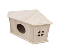 Small Animal Habitat | Wooden Hide Hut,Small Animal Habitat, Sturdy Hamster House for Natural Living, Pet Supplies for Hamster, Gerbils, Guinea Pigs & Small Animals