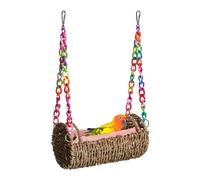 Small Animal Hammock | Chew-Proof Breathable Suspension Bed,Pet Hammock for Cage with Removable Mat | for Sugar Glider Indoor Home Syrian Dwarf Guinea