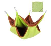 Small Animal Hammock, Ferret Hammock | Double Layer Squirrel Bed | Hanging Hammock Bedding for Pets, Portable Pet Bed, Sugar Glider, Soft Accessories for Small House