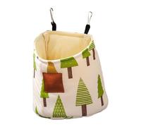 Small Animal Hammock for Cage - Funky Addition Hamster Cage Bed, Comfortable Gerbil Cage Hammock | Plush Hanging Hamster Cage Accessories, Small Animal Cage Bag Habitat Decor for Gerbils