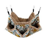 Small Animal Hammock - Pet Ferret Hammock | 3 Tier Pets for Playing and Rest, Warm Paradise Guinea Hammock, Small Animal Bed Cage for Chinchilla Parrots, Sugar Glide