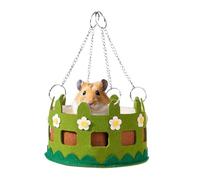 Small Animal Hammock - Plush Bed for Chinchillas, Guinea Pigs, Ferrets, Hamsters, Hedgehogs | Climbing and Sleeping , Cosy Pet Cage Accessories, Training Toy, Boredom Relief Toy