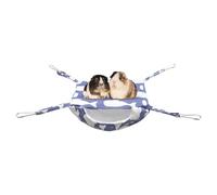 Small Animal Hammock Winter Ferret Bed Adjustable Fleece Nest with Secure Straps and Non-Slip Design, Comfortable Swing for Chinchilla, Hamster, Gerbil, Sugar Glider,