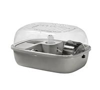 Small Animal Hamster Habitat - Dwarf Hamster Cage, Ventilated Openable Top Enclosure, Convenient Portable Living Hardware | for Home Office Bedroom Living Room Balcony Apartment Dormitory