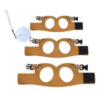 Small Animal Harness, Adjustable Walking Vest, Pu Leather Training Set, and Traction Rope Combo, Secure Fit Feature for Ferrets, Hamsters, Outdoor, Yard, Travel, Pet Park,7.3x2.2 Inches