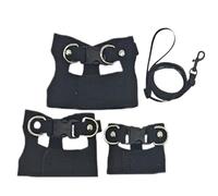 Small Animal Harness - Soft PU Leather | Adjustable Size Pet Safety Harness with Pull Rope and Safety Buckle for Bee Walking Games