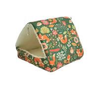 Small Animal House Cage - Hamster Bed, Shelter | Comfortable Sleeping Nest, Washable Winter Speaker | Warm Cozy , Multi-purpose Dorm for , Guinea Pig, Heir