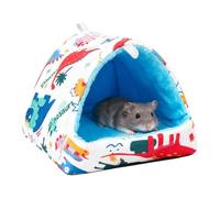 Small Animal House - Soft Cotton Hamster Bed, Warm Nesting Cave, Washable Cushion Den | for Hibernation Rest Play Sleep Dwarf Hamster Gerbil Hedgehog Mouse Chinchilla Ferret