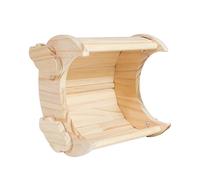 Small Animal Hut - Moon Guinea Pig House - Hamster Habitat, Small Animal Hamster, Chinchilla, Bunny and Hedgehog, Properly designed construction makes it easy to observe the daily life of your pet and