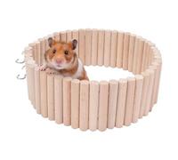 Small Animal Ladder - 8x50cm Flexible Bridge, Bendable Chew Toy, Safe Wooden Fence And Ramp | Harmless Cage Accessories For Hamsters Gerbils Mice Birds And Reptiles Boredom Busting Fun