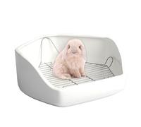 Small Animal Litter Box,Cage Litter Box Small Animal Toilet Pan | Removable Wire Pentagon Shape Indoor Pet Potty Trainer for Chinchilla, Duck