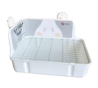 Small Animal Litter Tray Toile Rectangular Corner Pan Potty Trainer For Cage Potty Trainer Corner Box