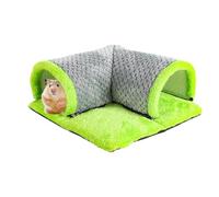 Small Animal Nest Tunnel - Soft Plush Tube Bed, Habitat With Hideaway Structure, Interactive Activity Entertainment Toy | For Squirrel Chinchilla Ferret Guinea Pig Hamster Indoor Relaxation Use