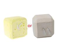 Small Animal Pet Calcium Bites Chews Toy With Wire Teeth Grinding Block Calcium Stone For Hamster Parrot Easy To Fix Hamster Toys For Kids Moving