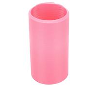 Small Animal Play Tunnel Retractable Foldable Interactive Toy for Mink Guinea Pig Groundhog Hedgehog Chinchilla Durable PP Material Odor Resistant 10cm Diameter 100cm Length (Pink)