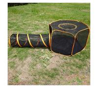 Small Animal Playpen Outdoor Portable Cat Enclosures Pop Up Pet Tent Pet Cat and Dog Tunnel Tent