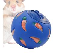 Small Animal Puzzle Feeder - Foraging Orb, Reward Toy | Boredom Relief Training Tool, Mental Stimulation Snack Holder, Play Accessory with Hamster Cage Activity Use