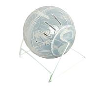 Small Animal Running Wheel Noise Freely Design Hamster Exercise Roller Ball Toy With Stable Stand Cage Accessory Rodents Exercise Toy