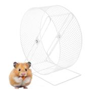 Small Animal Spinner - Jogging Disc, Quiet Hamster Toy, Anti-Skid Activity Track Wheel, Safe Pet Cage Accessory for Exercise, Fun Workout, Enclosure, Movement, Mental Stimulation